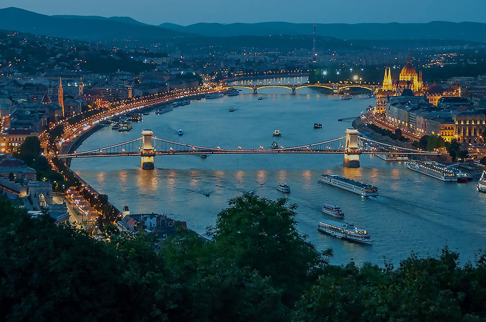 Budapest at night