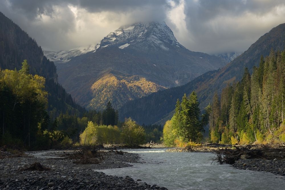 Утро в горах