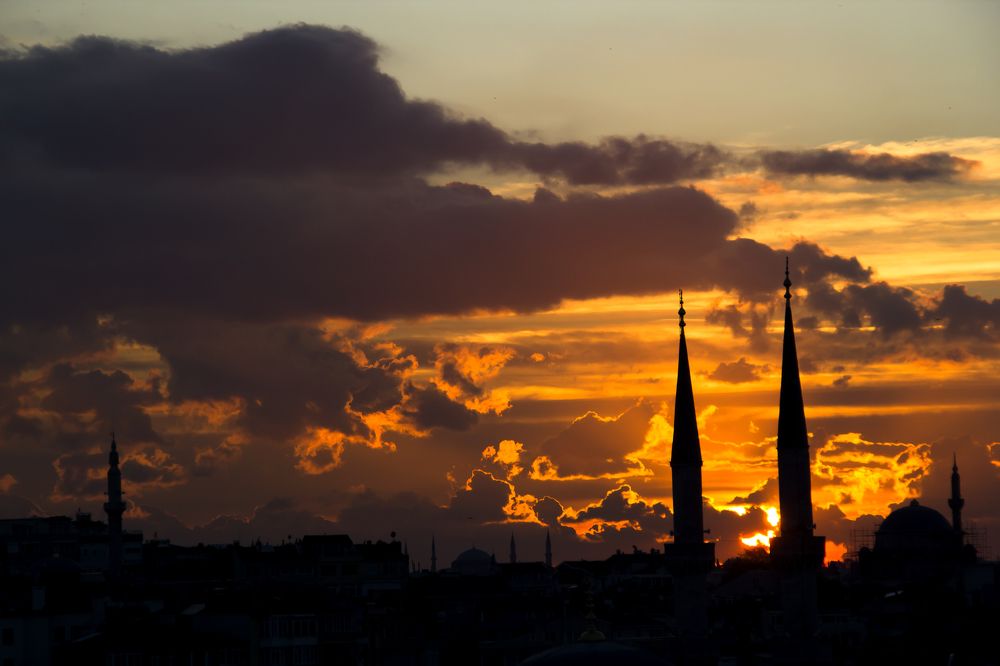 Mosque and the Sunset