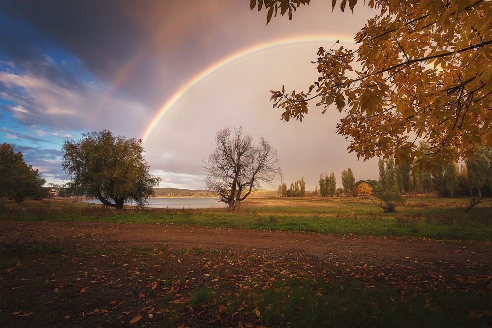 Радуга и закат