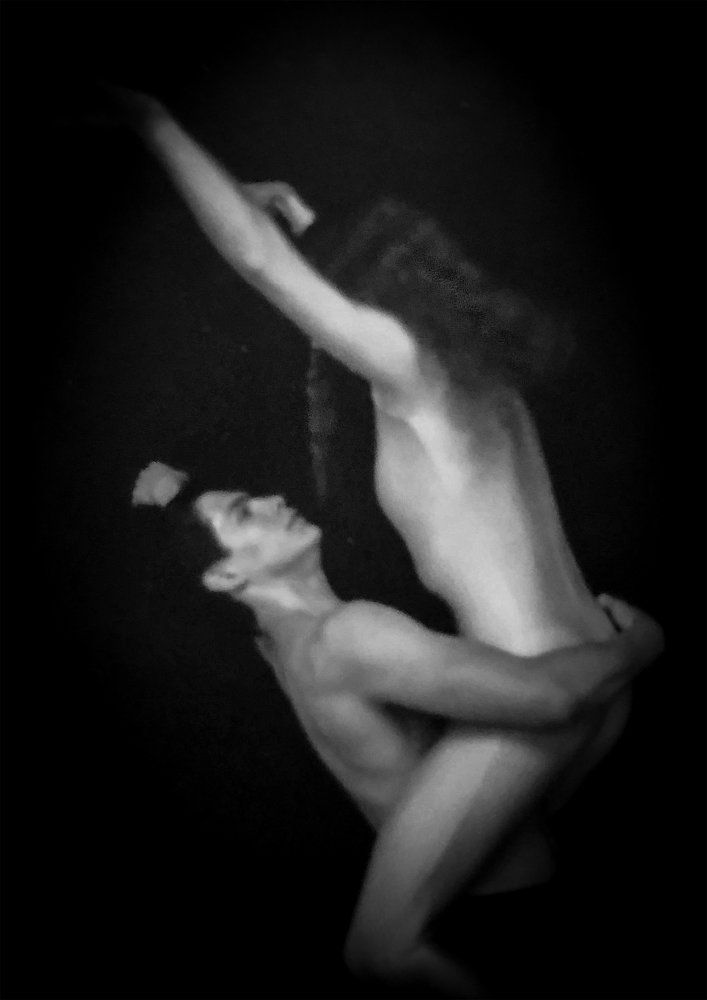 Modern ballet rehearsal