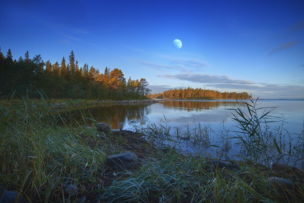 Новая Сосновка, Соловецкий остров. Рассвет.
