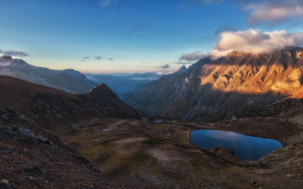 Вечер в горах…