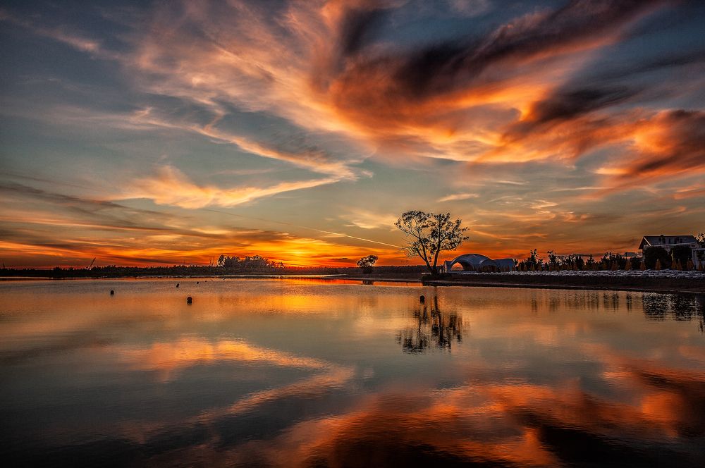 Закат в Завидово.