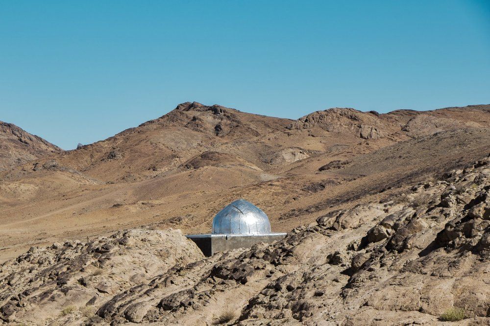 Minaret in the mountains