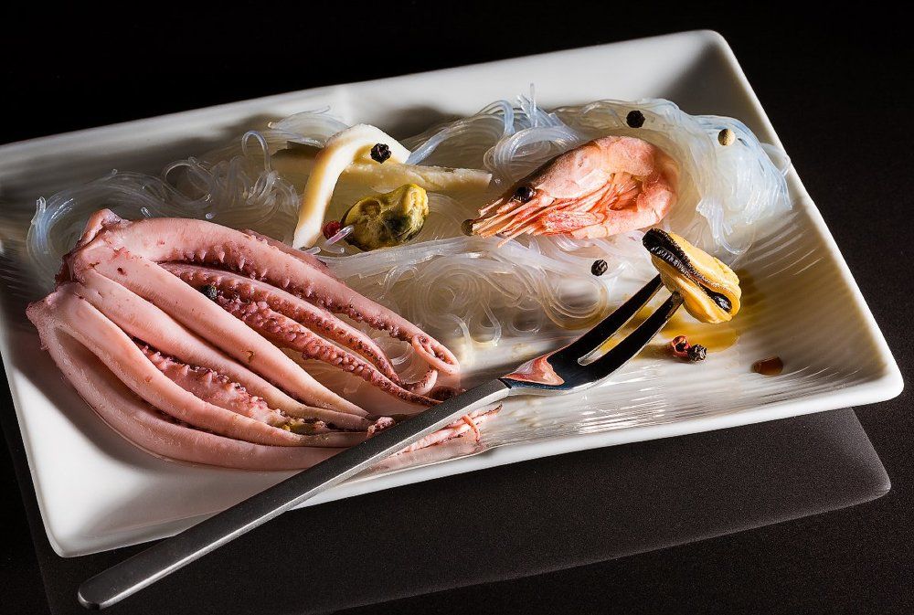 Фунчоза с морепродуктами