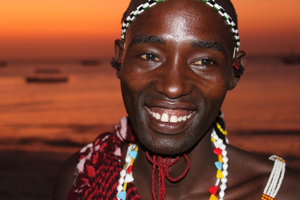 Maasai's smile (Without processing)