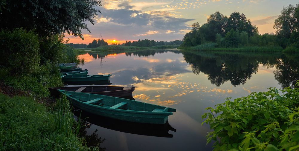 Рассвет на р.Снов