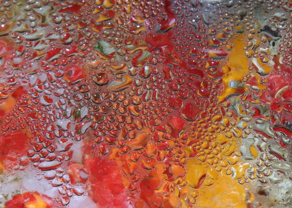 Красно-желтая абстракция