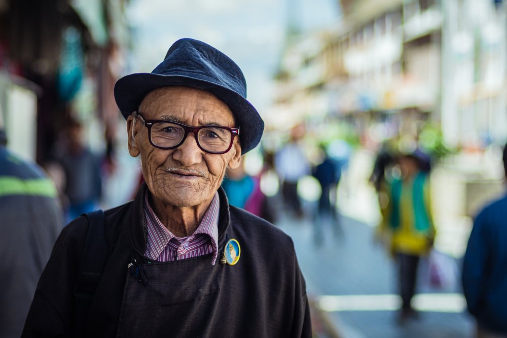 Old Man on the Leh Street