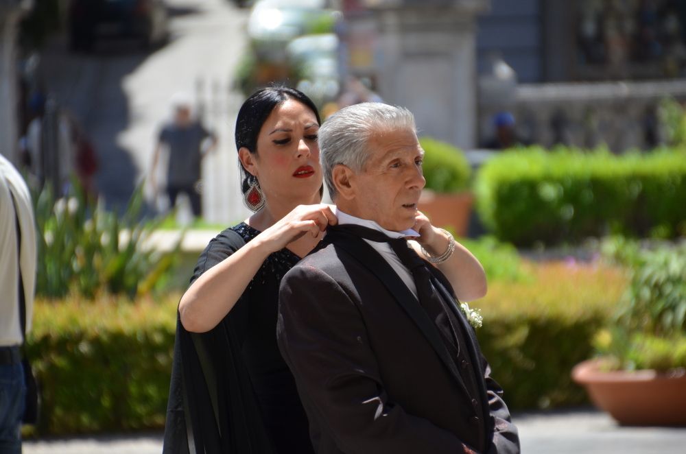 Сицилия. Палермо. Свадьба. Папа подожди я поправлю