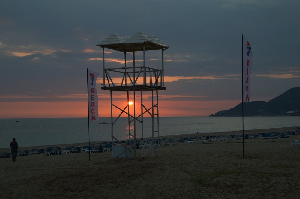 Saulėlydis Kleopatros paplūdimyje