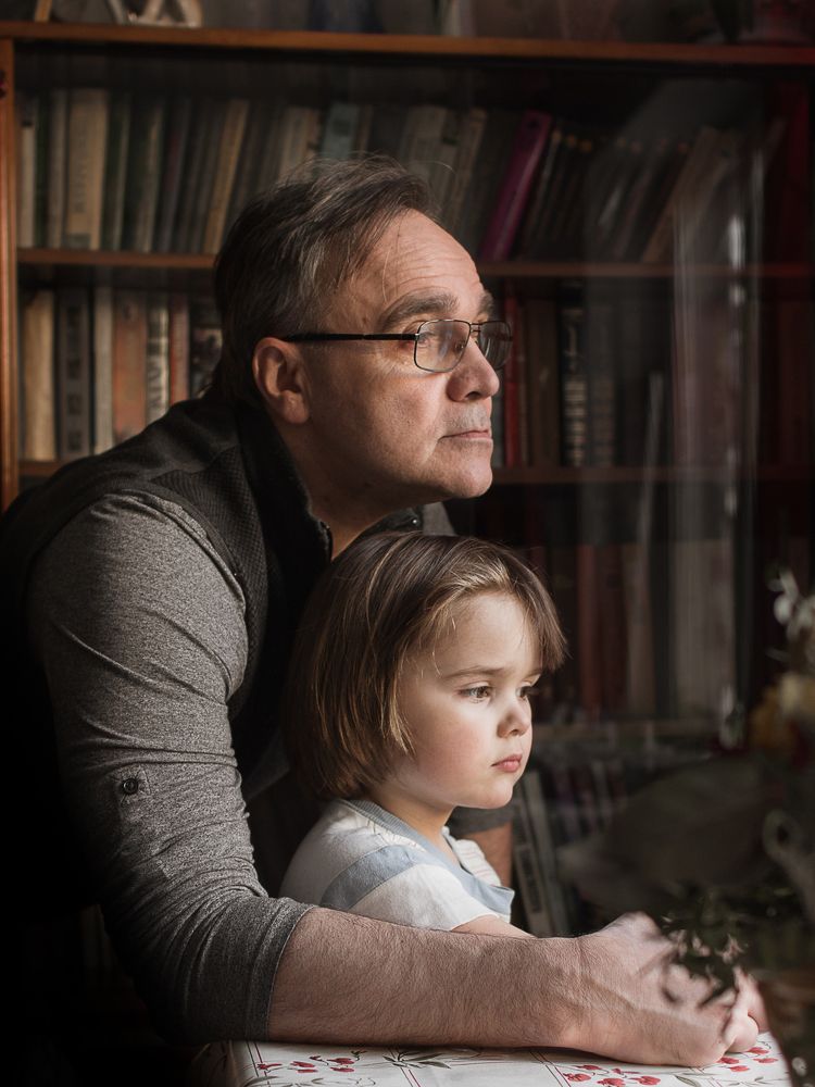 Дедушка и внук