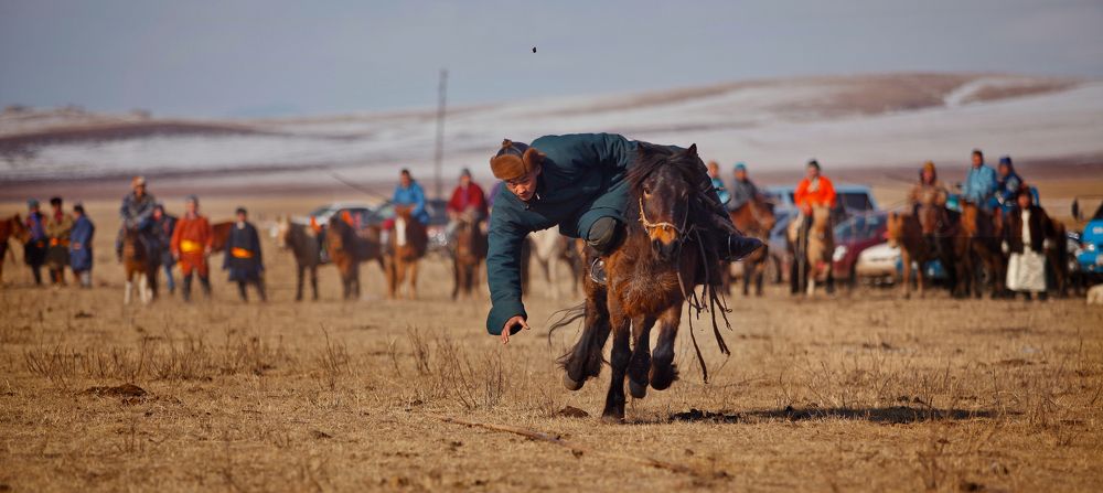 Mongolian horseman