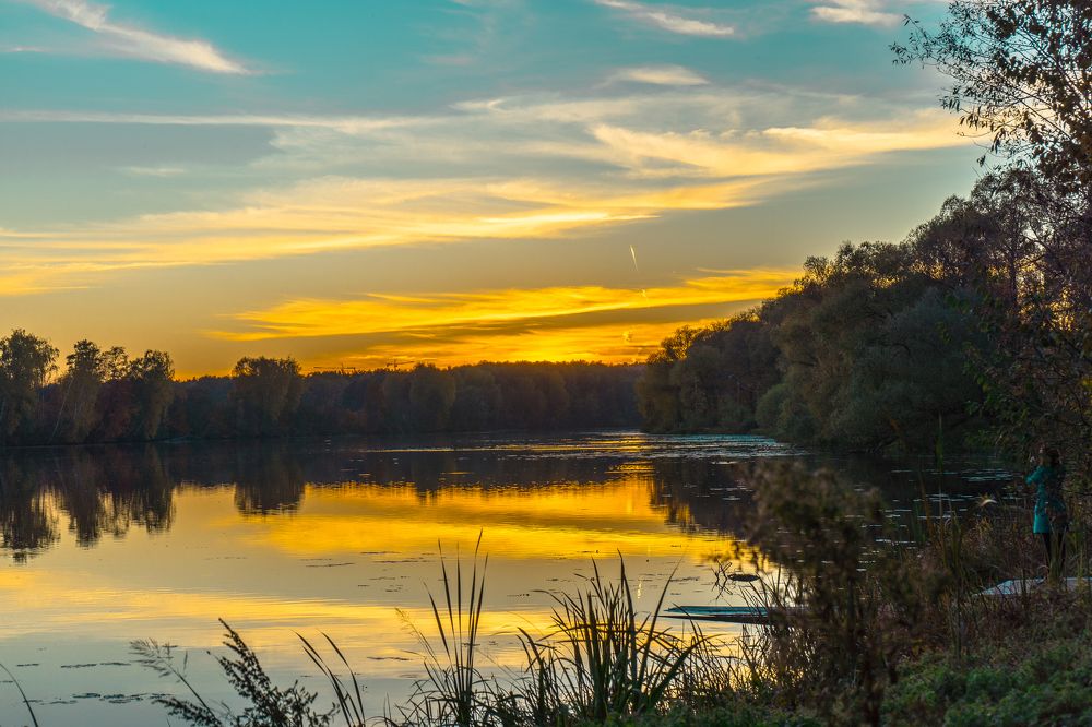 Закат в Архангельском