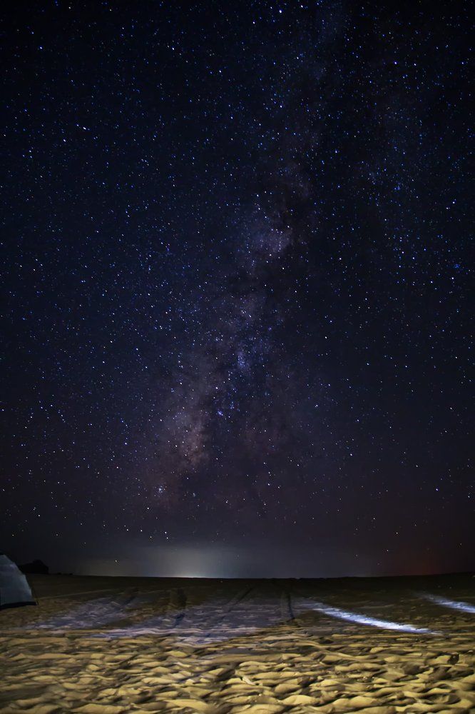 Milky Way in White Desert