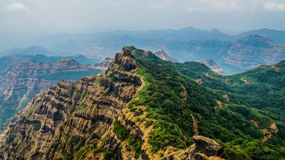 Edge of mountain
