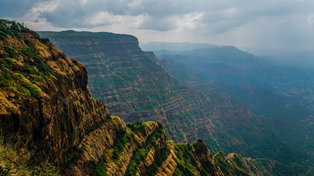 Edge of mountain