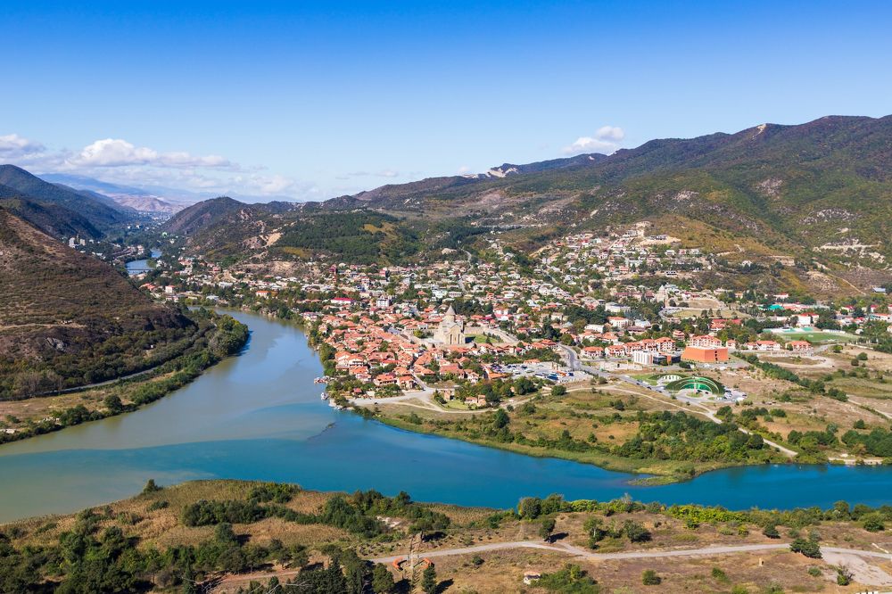 Слияние рек Арагви и Куры