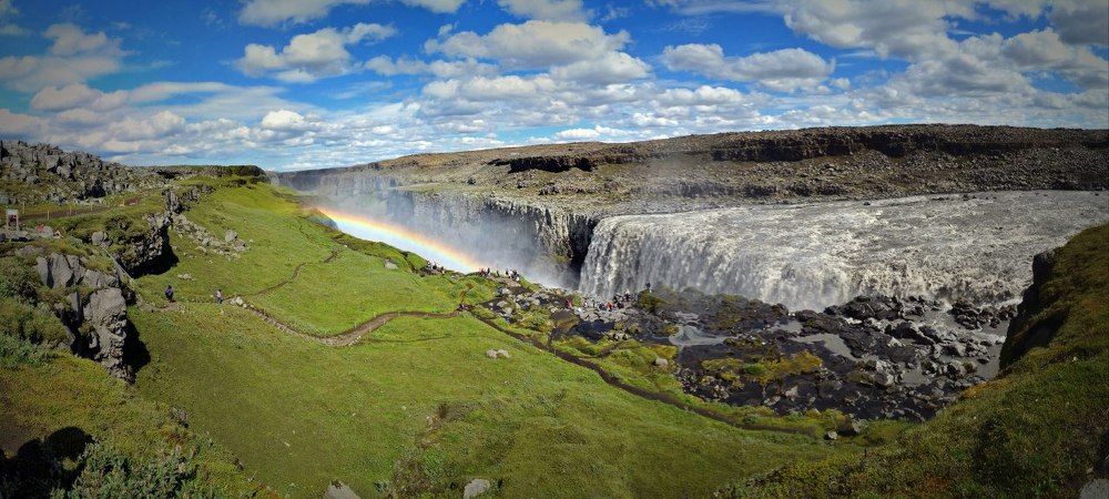 Rainbow Dettifoss