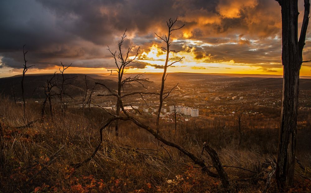 Рассвет над городом Жигулёвск