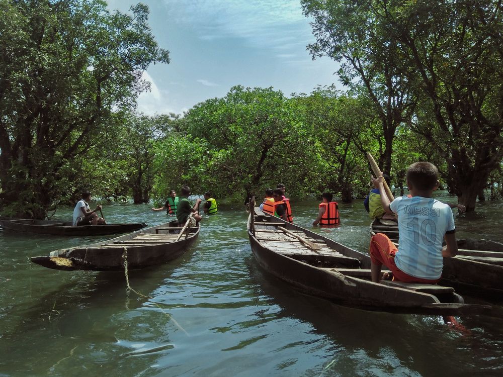 Riverine country Bangladesh
