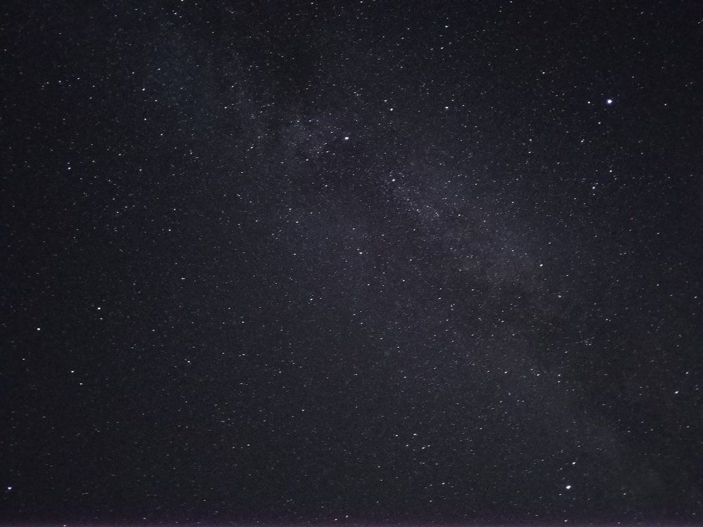 Звёздное небо за городом