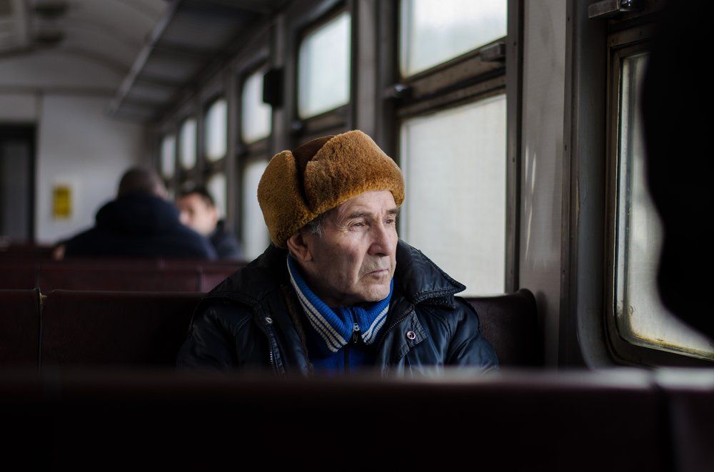 Портрет Деда в Электричке