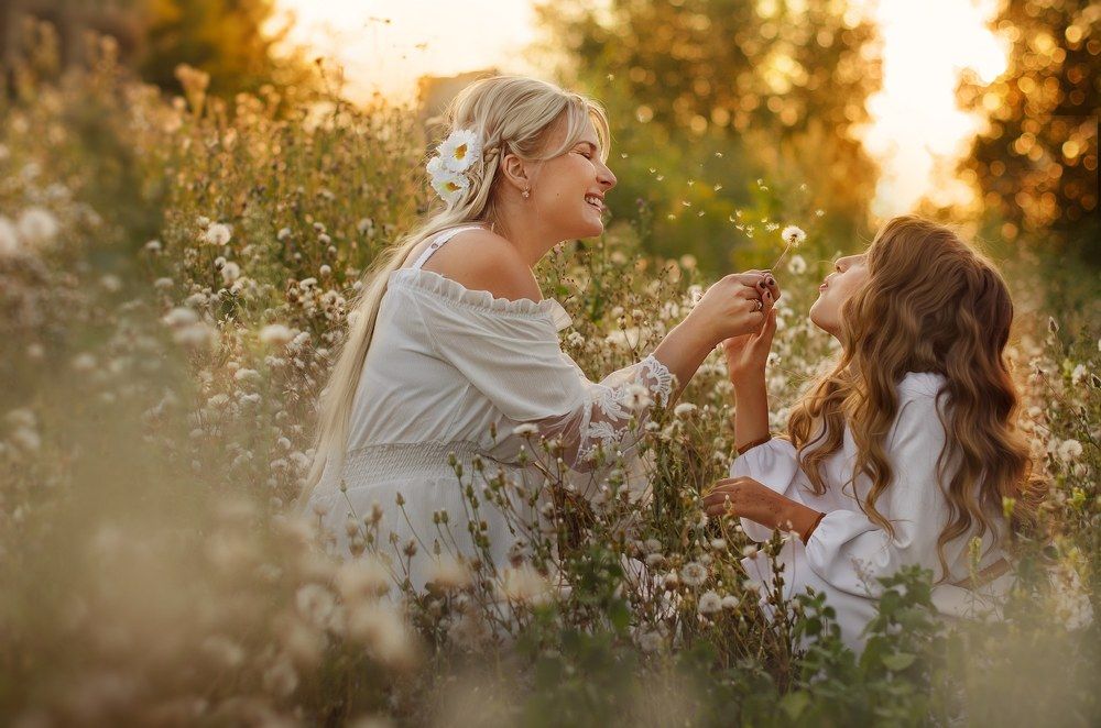 Мама и дочка