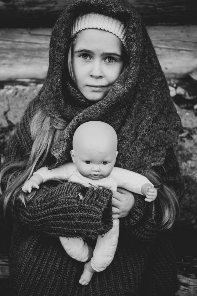 деревенская девочка