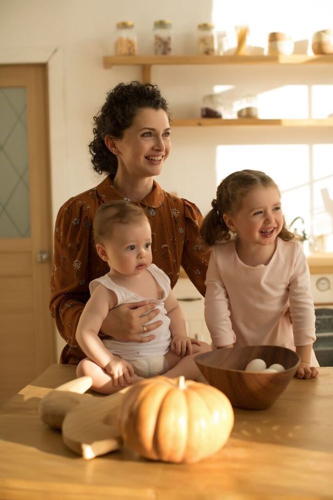 На кухне с мамой