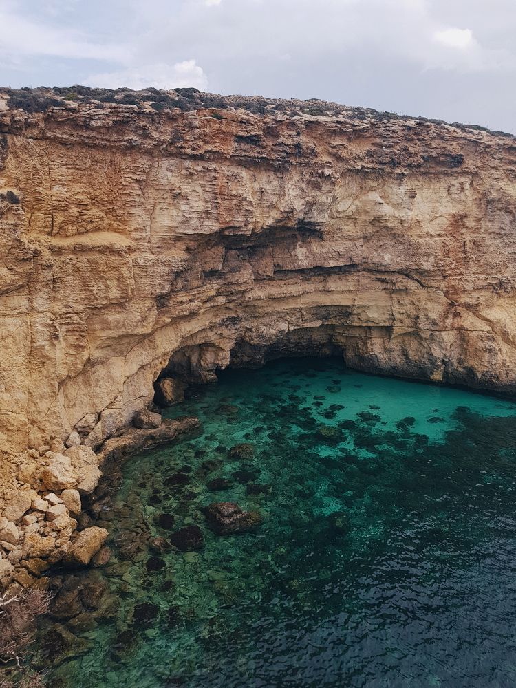 Emerald - turquoise color of Malta