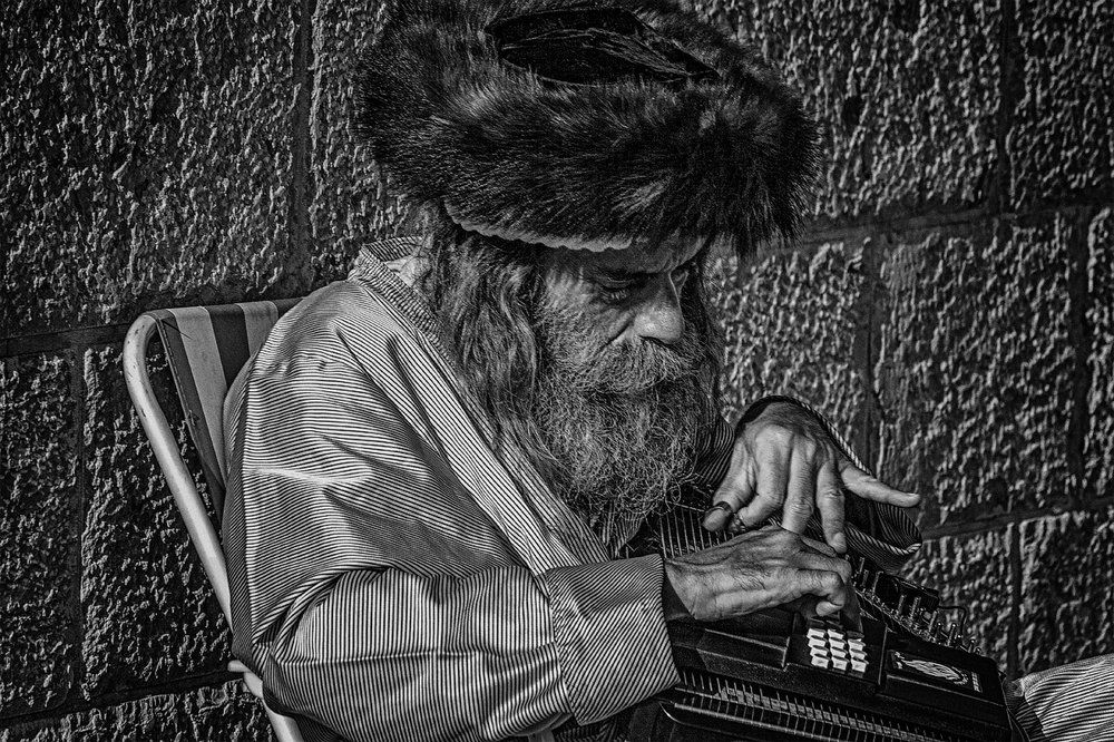 у Яффских ворот BW