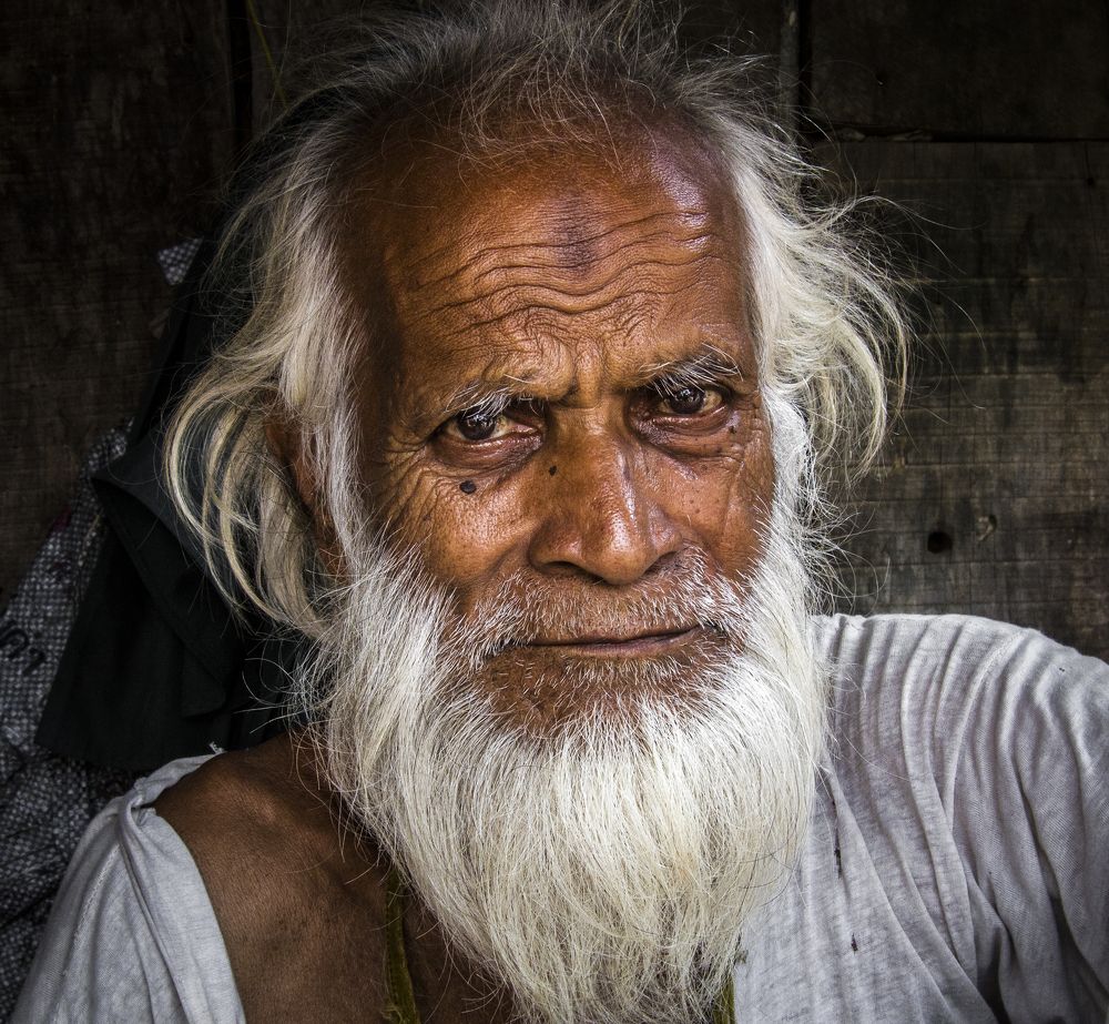 Rohingya man portrait