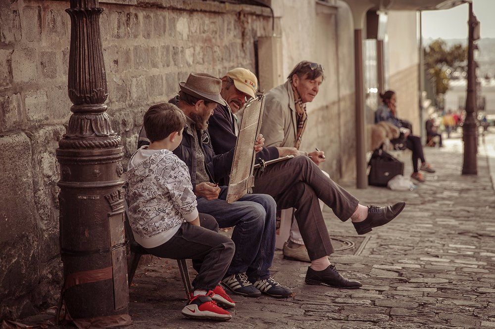 Посиделки на Монмантре...