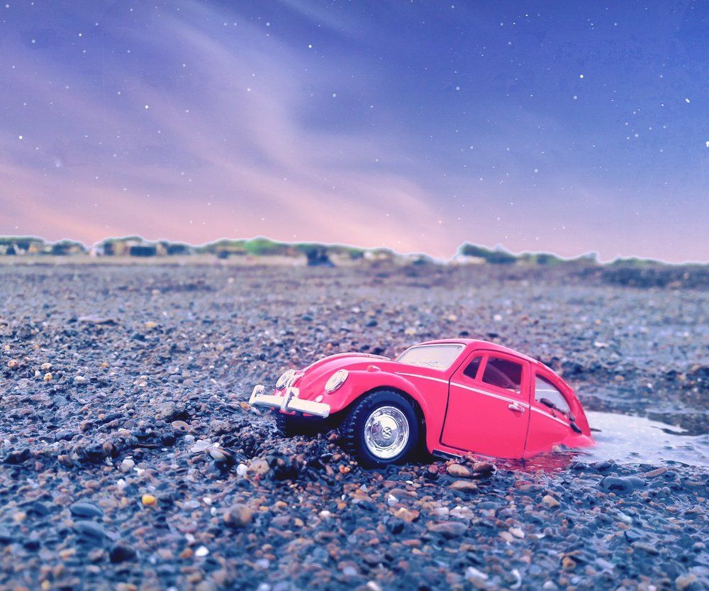 amazing car with stars
