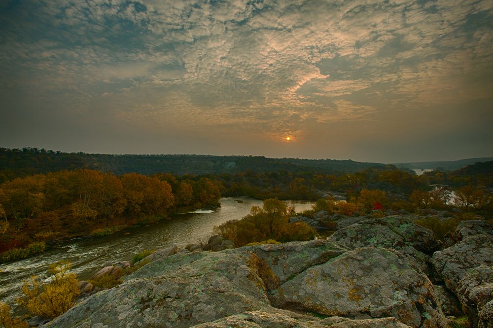 Восход на берегу