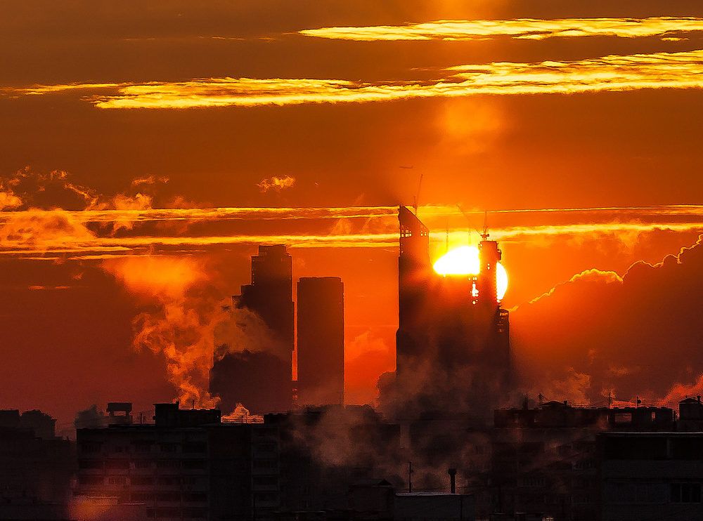 Город в огне