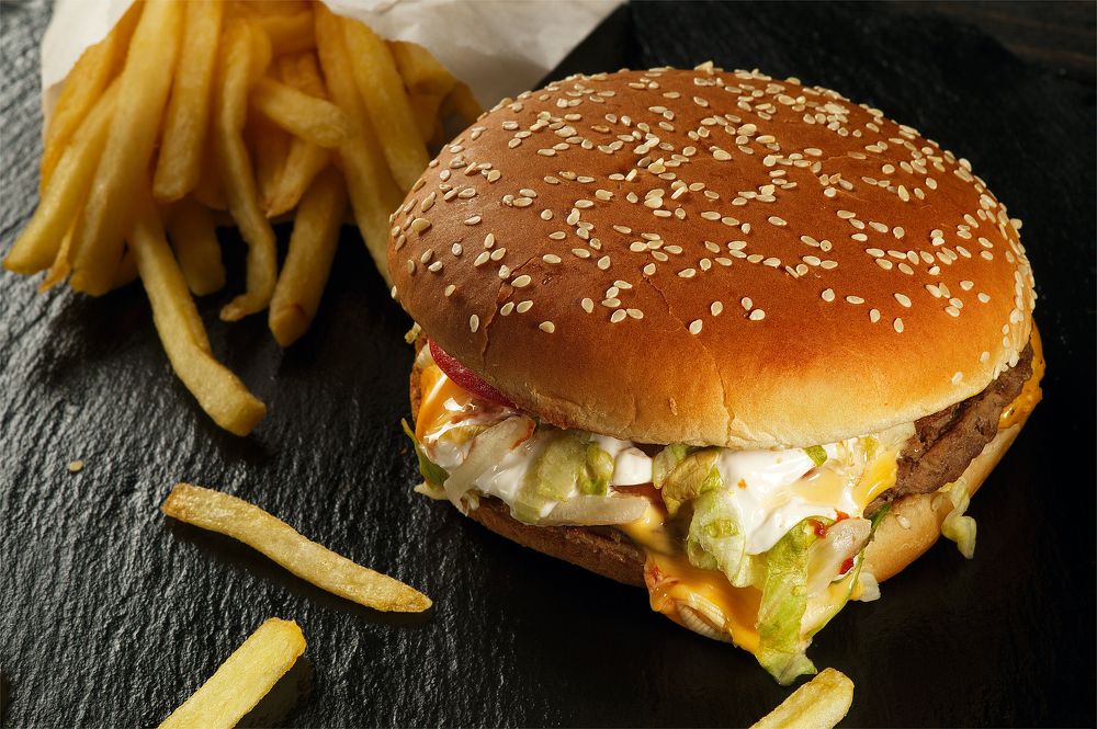 Сочный бургер