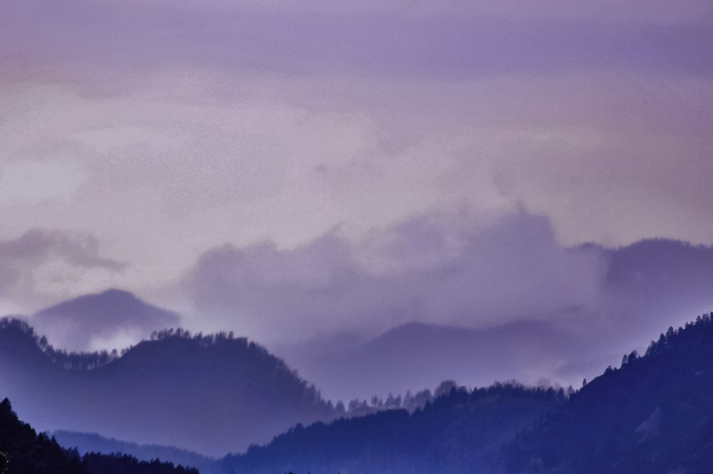 Сиреневые горы