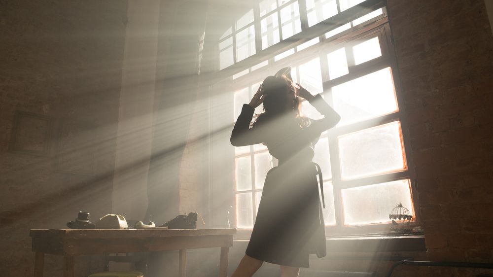 В лучах солнца