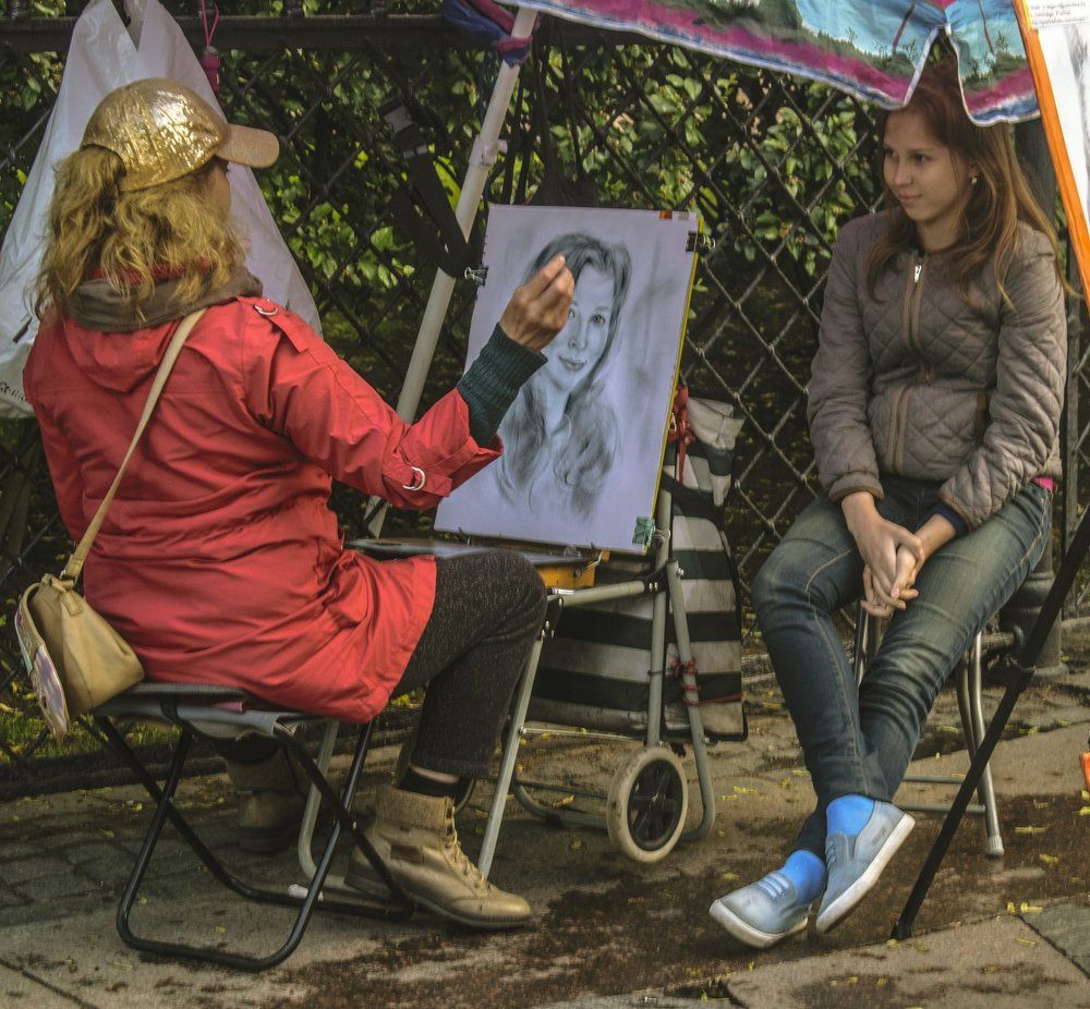 Уличный портрет