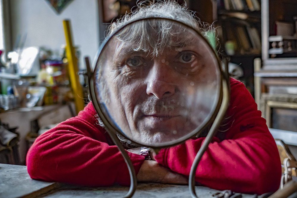 portret w szczególe