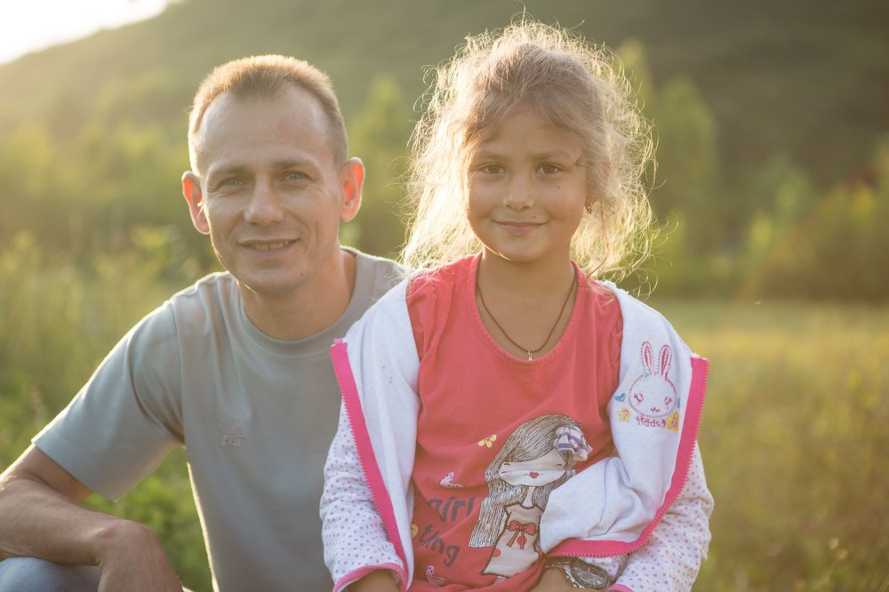 отец и дочь