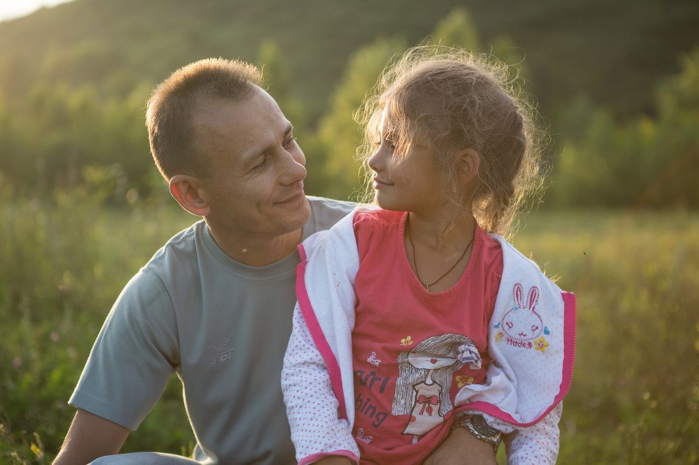 отец и дочь