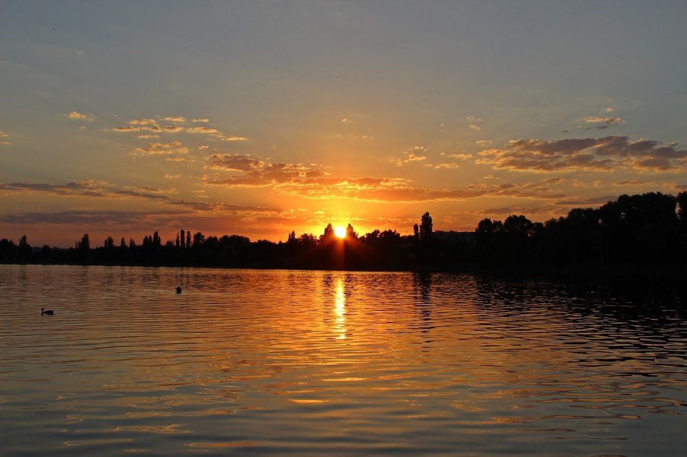 Взгляд на закате дня