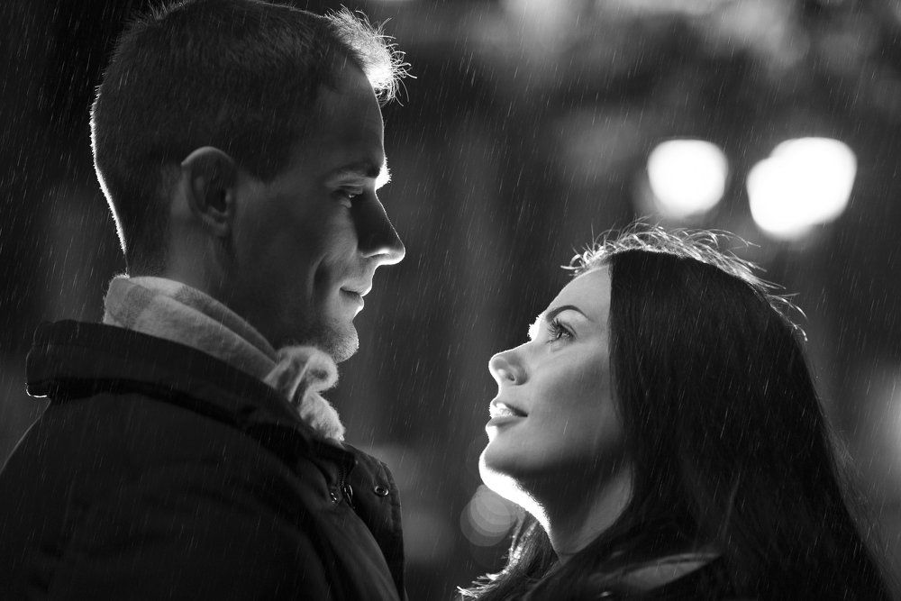 Нежность под осенним дождём.