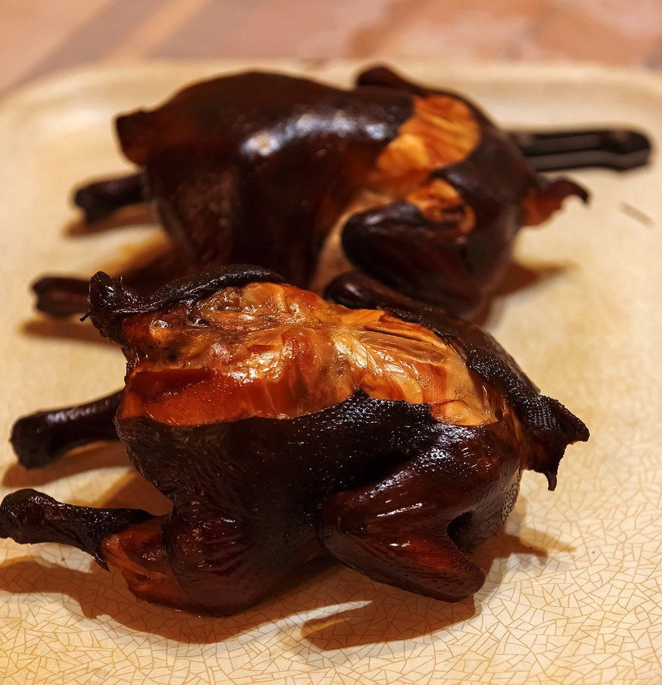 очень копченые цыплята