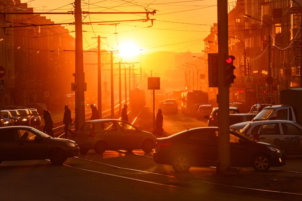 На закате дня