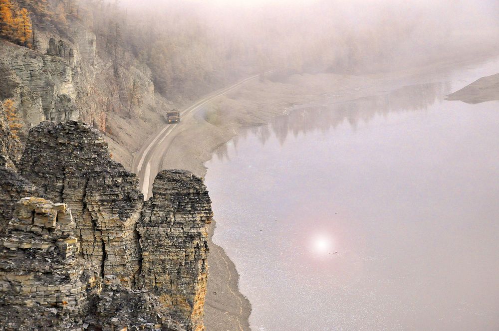 Осеннее туманное утро